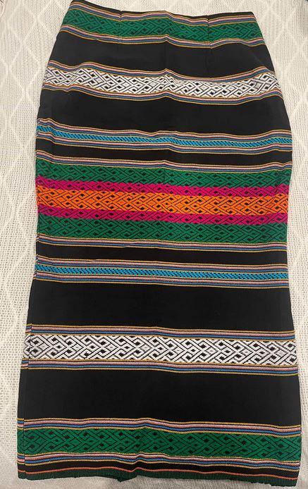 "Vibrant Village"  Midi Skirt
